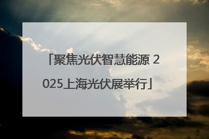 聚焦光伏智慧能源 2025上海光伏展举行